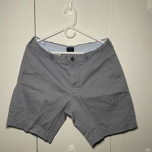 J. Crew Men's Grey Flat Front Shorts